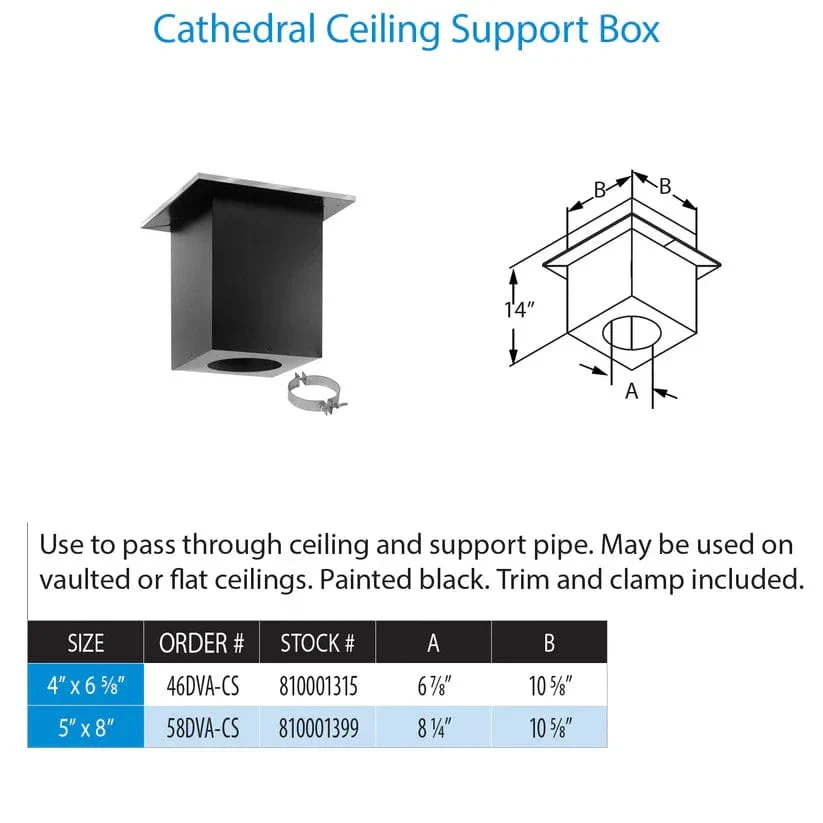 DuraVent Cathedral Ceiling Support Box - 46DVA-CS - Image 3