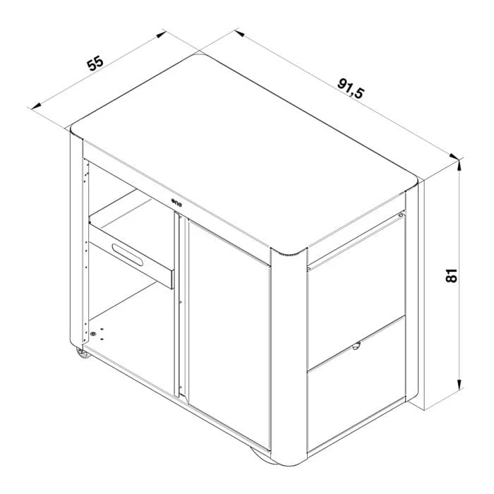 ENO La Plancha Trolley with Door (ACHILLE) - Image 5