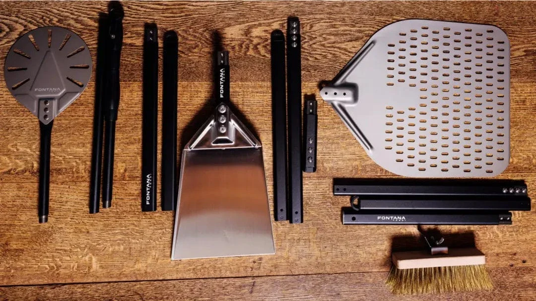 Fontana Forni Adjustable Length Pizza Tool Kit (4pc) - ADJ-KIT - Image 3