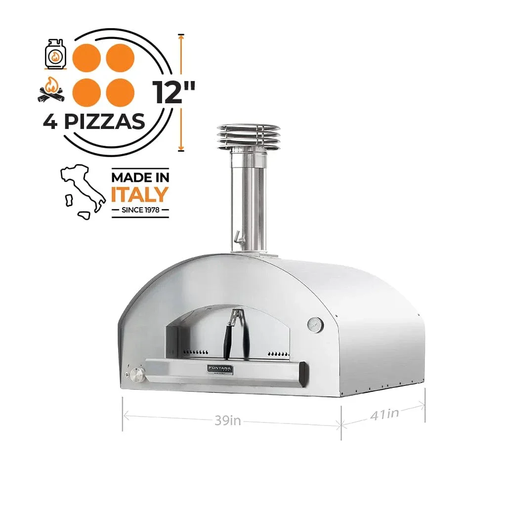 Fontana Forni Roma Hybrid Gas & Wood Pizza Oven - Image 3
