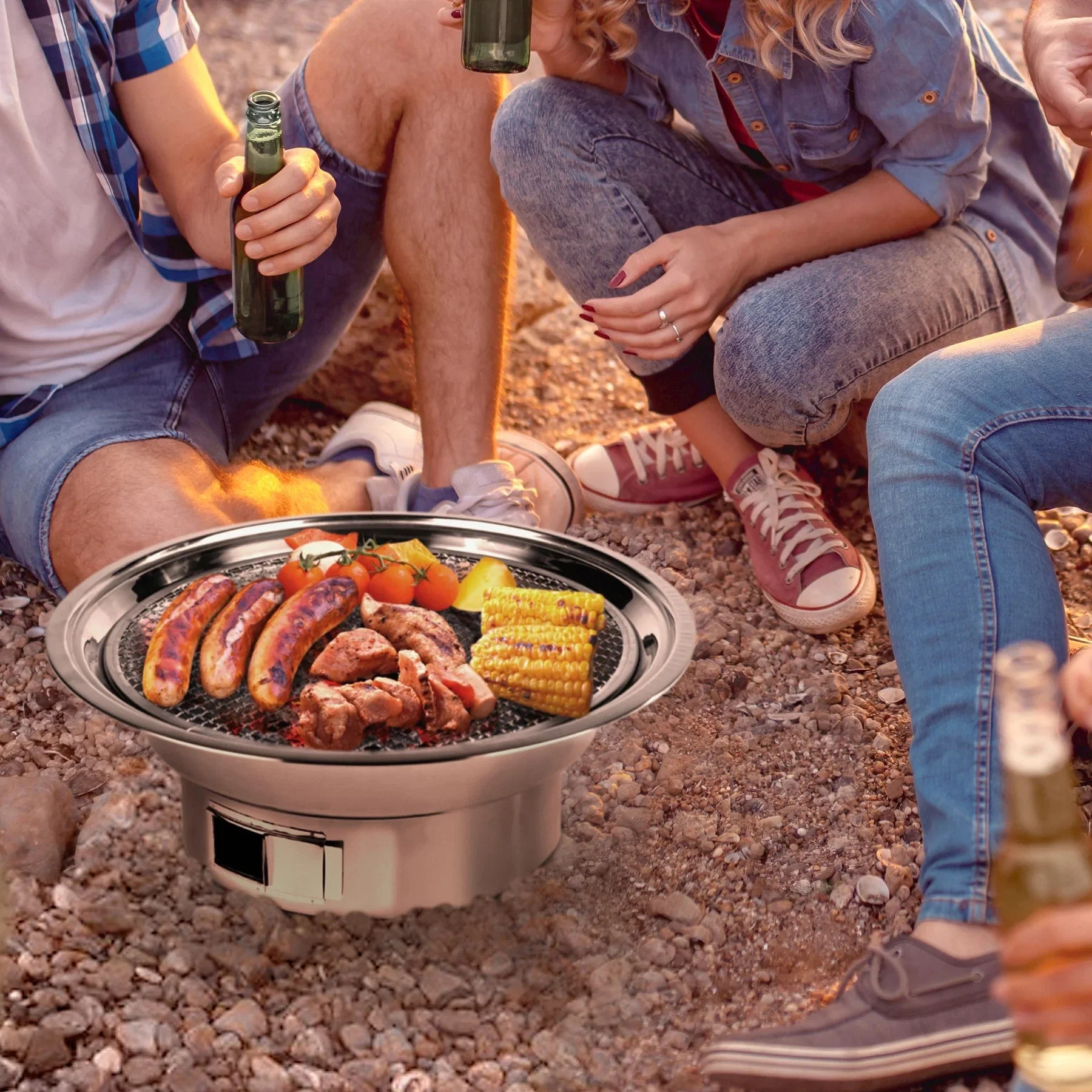 Georgian Bay Grills Portable Stainless Steel Nesting Grill - Image 10