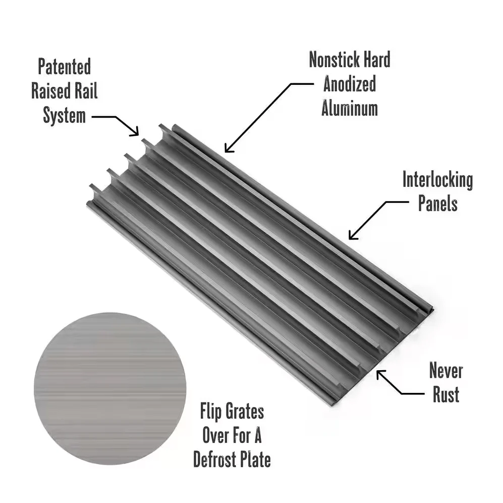 GrillGrate 15" Universal Sear 'N Sizzle Grill Grate (For Flat Tops) - NINJA15 - Image 6
