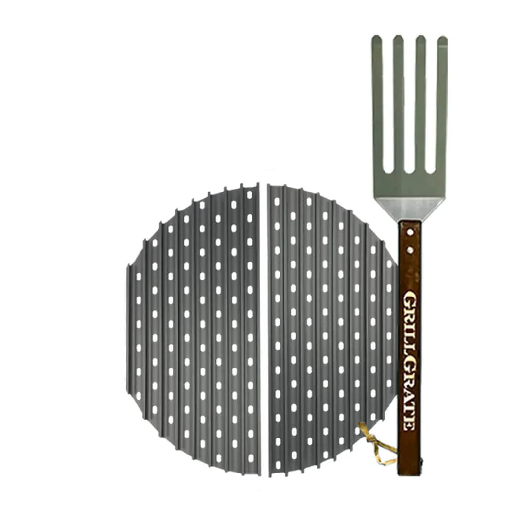 GrillGrate Set of Two 18" Half-Moon Panels - 18MOON-2
