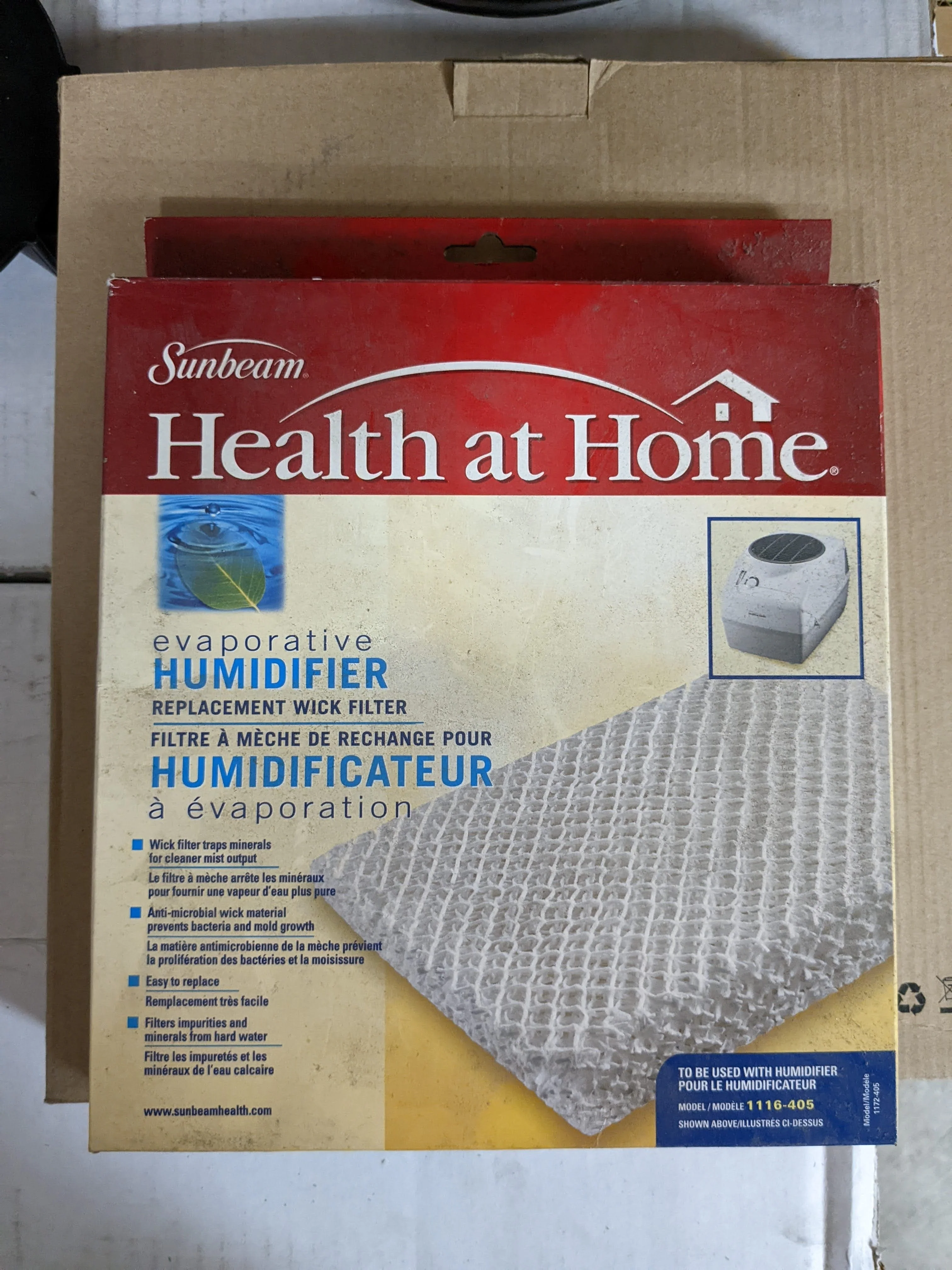 Health at Home Evaporative Wick Replacement Filter - 1172405