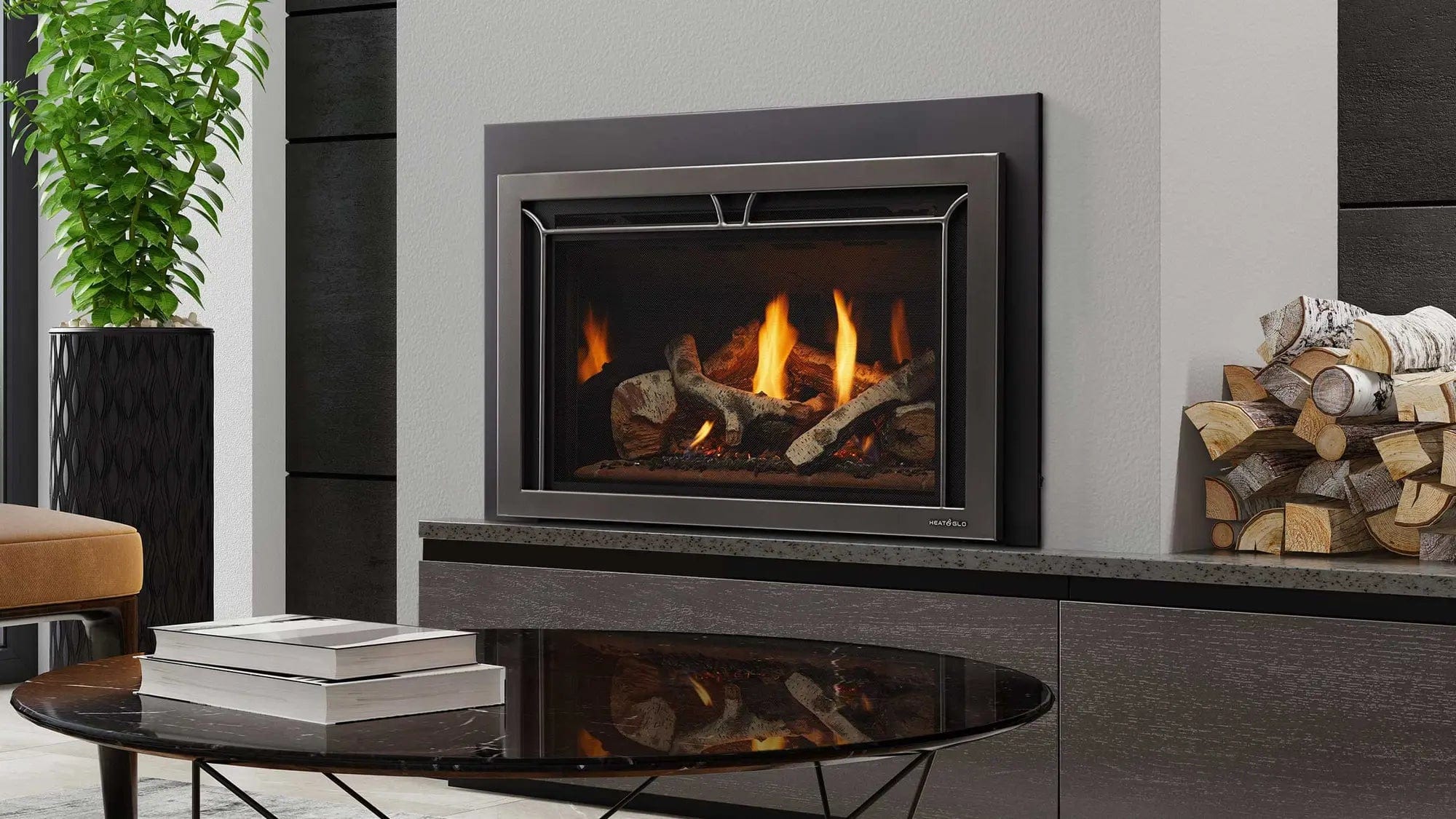 Heat & Glo 35" Supreme Indoor Gas Fireplace Insert - Image 4