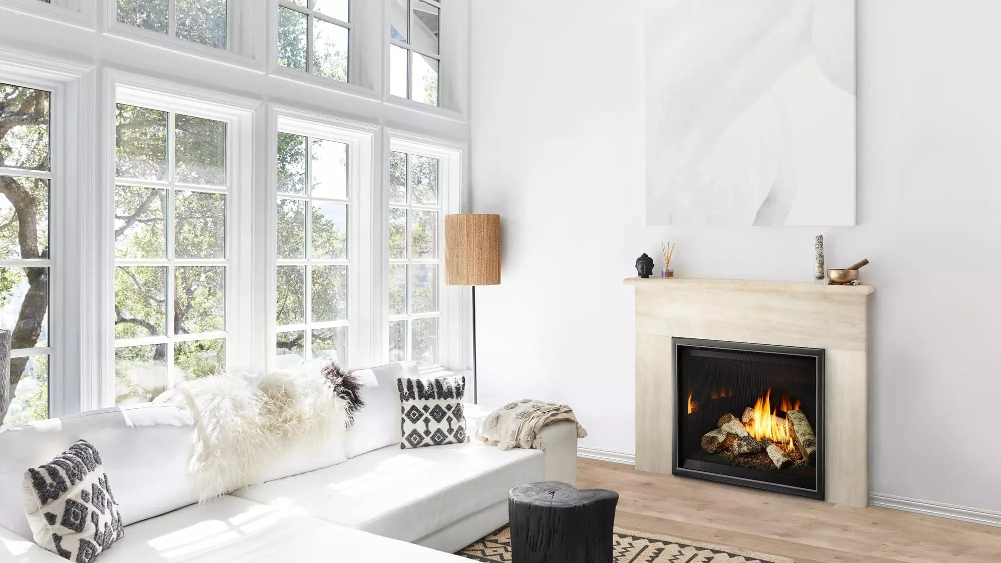 Heat & Glo 6KL 36" Gas Fireplace (Serene Jute Refractory) - Image 4