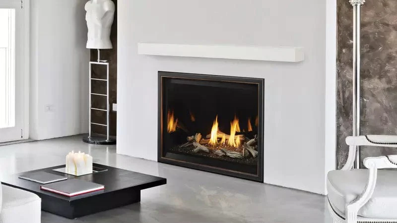 Heat & Glo 8KX 42" Gas Fireplace (Tranquil Greige Refractory) - Image 9