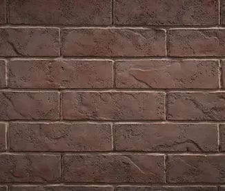 Heat & Glo Calm Umber Stacked Brick, 3-piece brick interior panels - BRICK-6K-CU