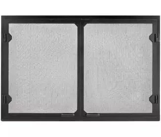 Heat & Glo Grand Vista Cabinet Style Mesh Doors - GV60BK