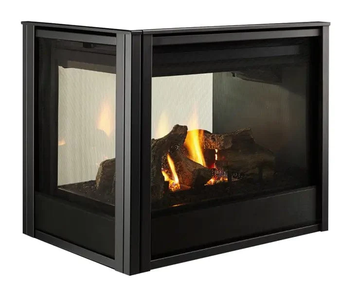 Heat & Glo Multi Side End Panel Firescreen Front - MSEP-36-BK