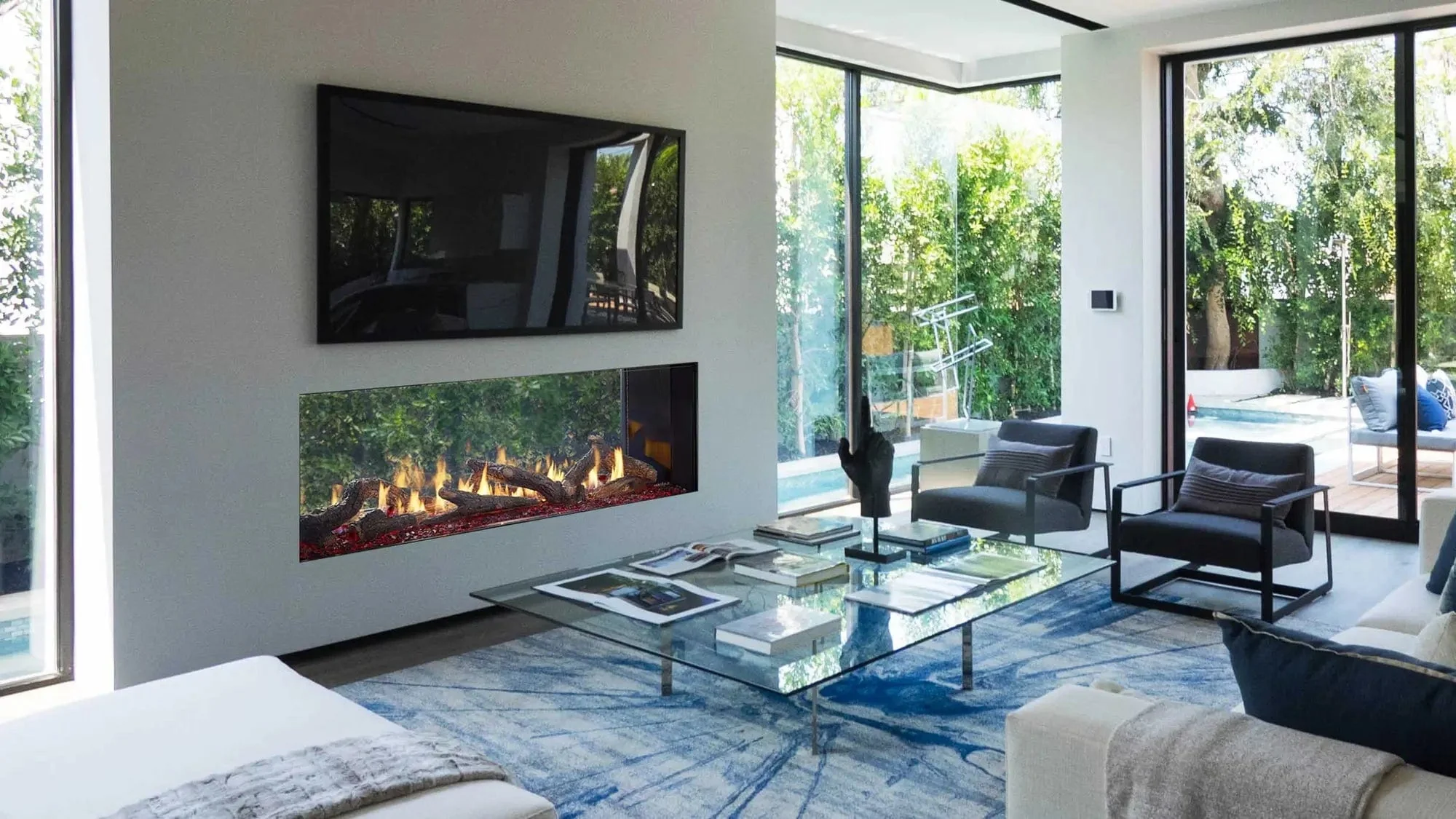 Heat & Glo Primo II 48" Double-Sided Gas Fireplace - Image 3
