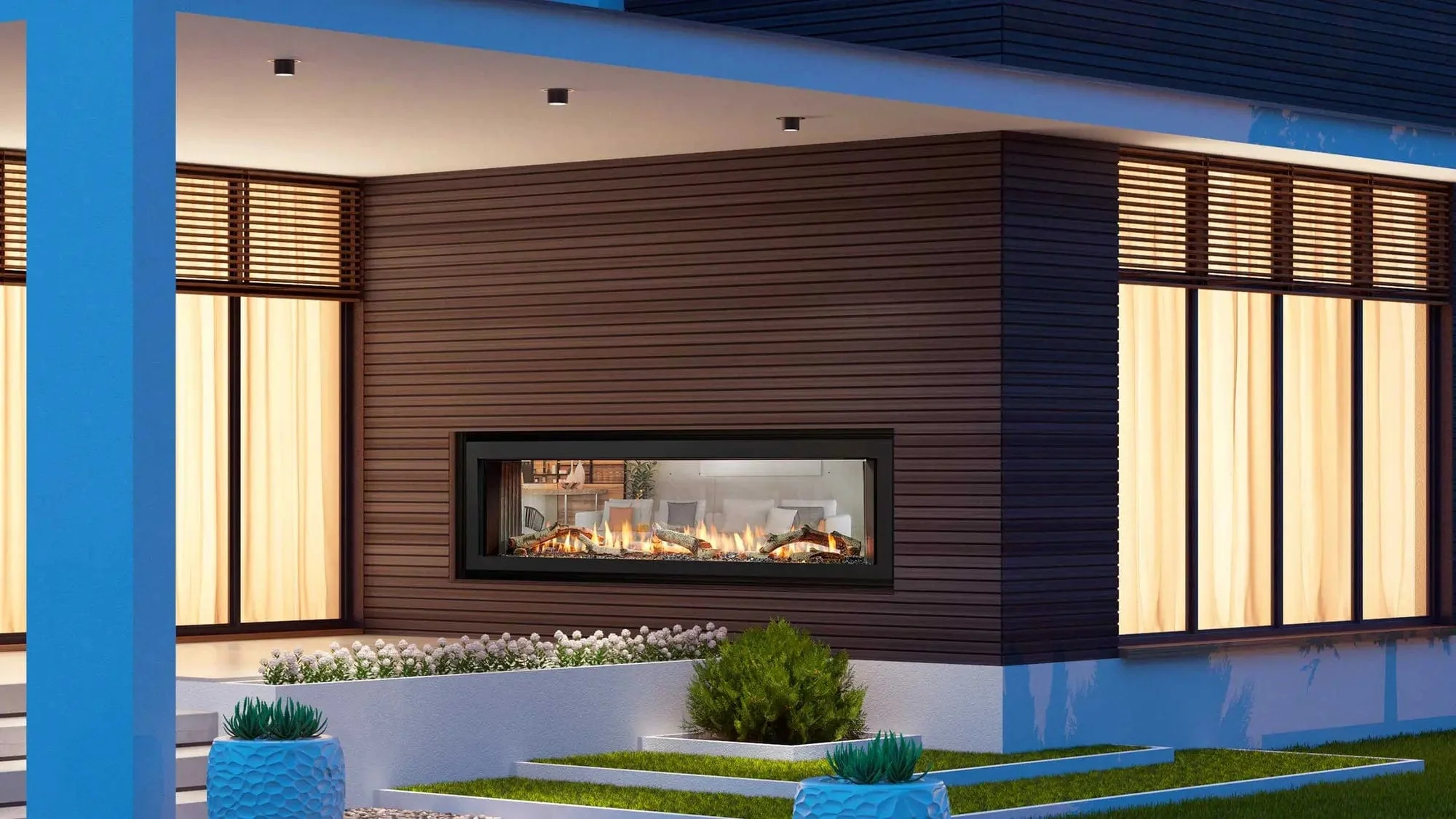 Heat & Glo Primo II 48" Double-Sided Gas Fireplace - Image 4
