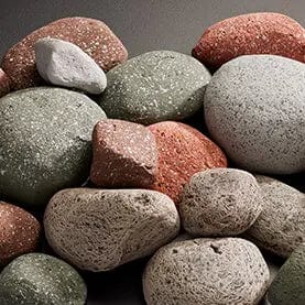 Heat & Glo River Rock Stone Set (Requires Media) - STONES-72
