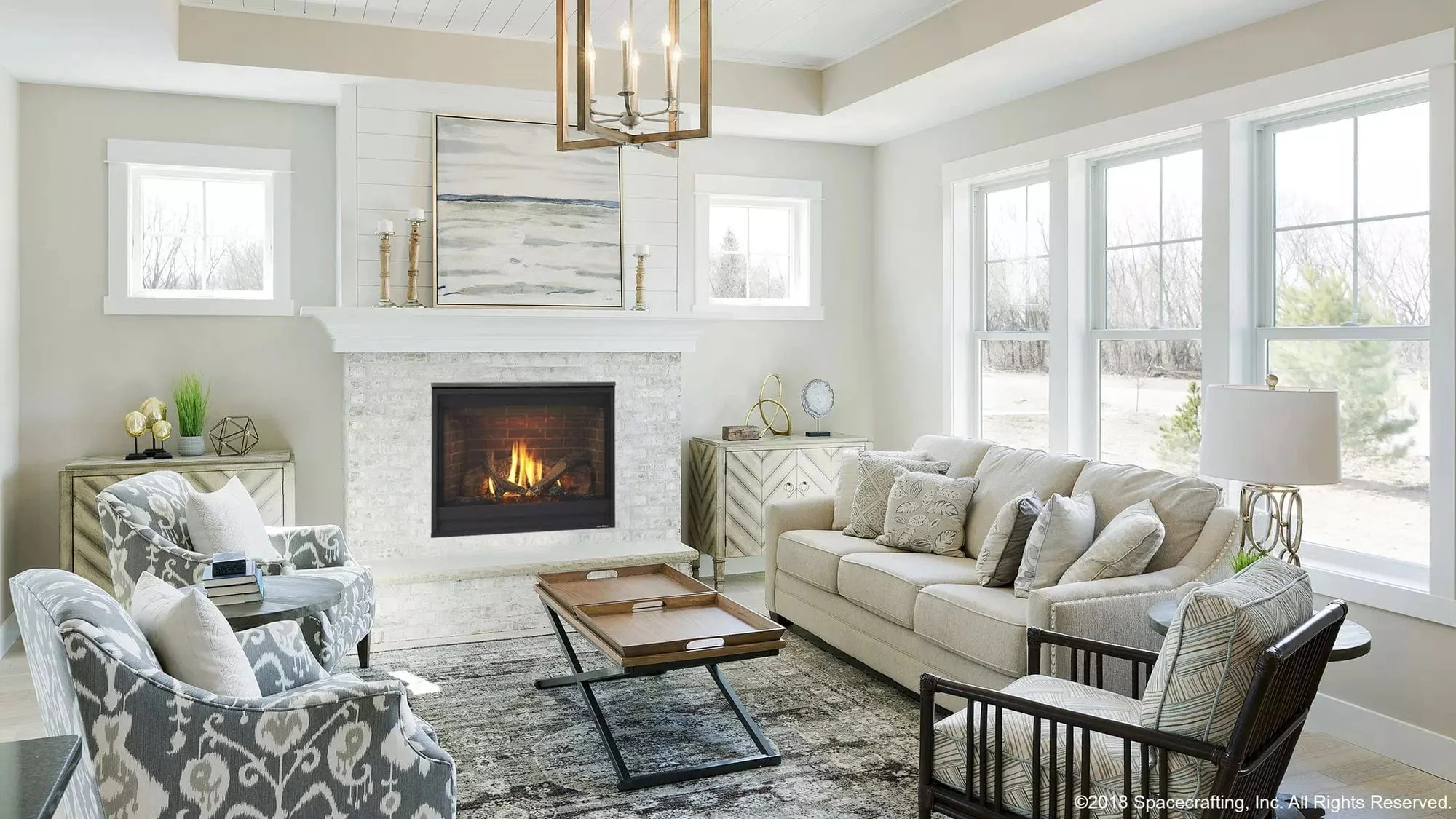 Heat & Glo Slimline 7X 36" Gas Fireplace (Stratford Refractory) - Image 4