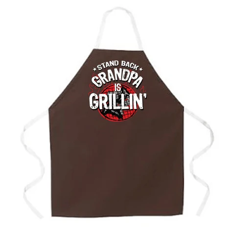 LA Imprints Attitude Apron - Grandpa is Grilling