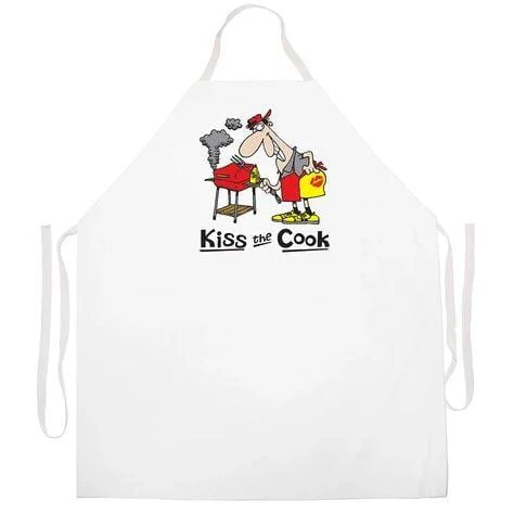 LA Imprints Attitude Apron - Kiss the Cook