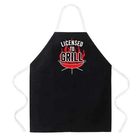 LA Imprints Attitude Apron - Licensed to Grill - Image 4