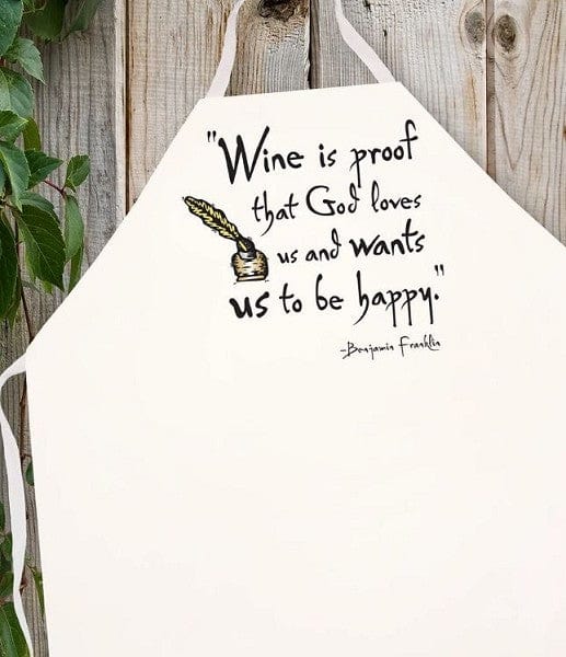 LA Imprints Attitude Apron - Wine is Proof - Image 2