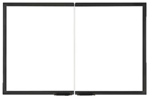 Majestic Black Gasketed Glass Door, Cabinet Style (Heat Circulated model only) (Sovereign 42) - GGD42BK-B