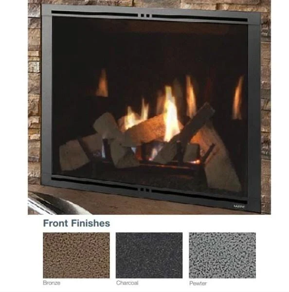 Majestic Charcoal Firescreen Front (Marquis II 36) - FSMQ36CH