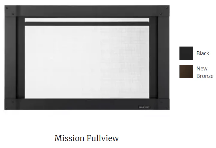 Majestic Mission Full View 30" Screen Front (Black) - MFV-TRI30-BK