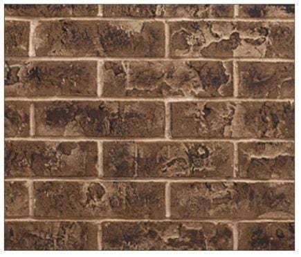 Majestic Tavern Brown Brick Interior Panel (Marquis II See-Through 42) - BRICKMQ42STTB