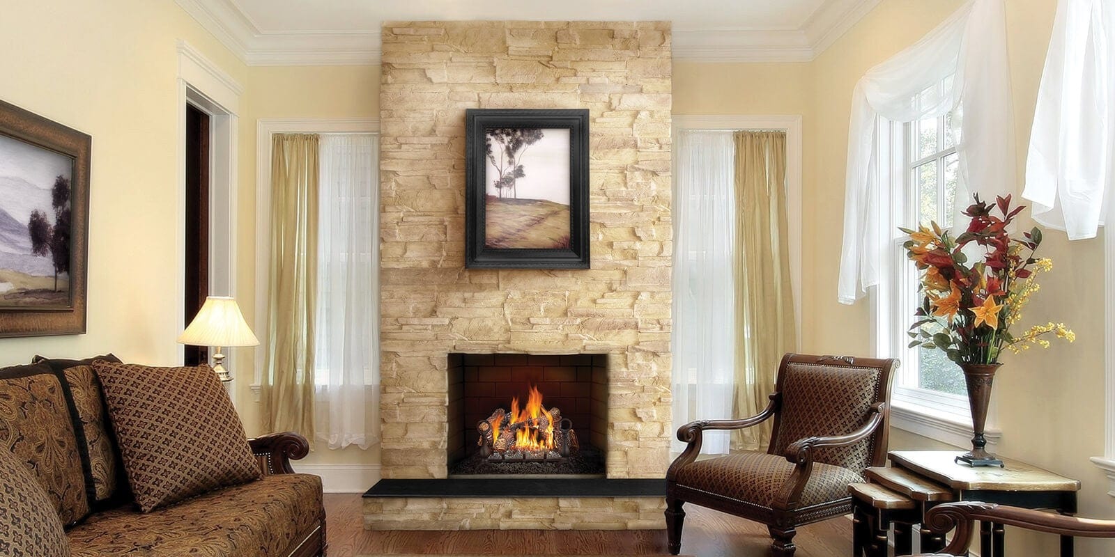 Napoleon Fiberglow 24 Gas Log Set (Natural Gas) - Image 3