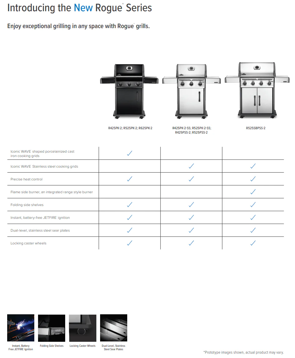 Napoleon NEW Rogue 525 Gas Grill (Black) - R525K-2 - Image 15