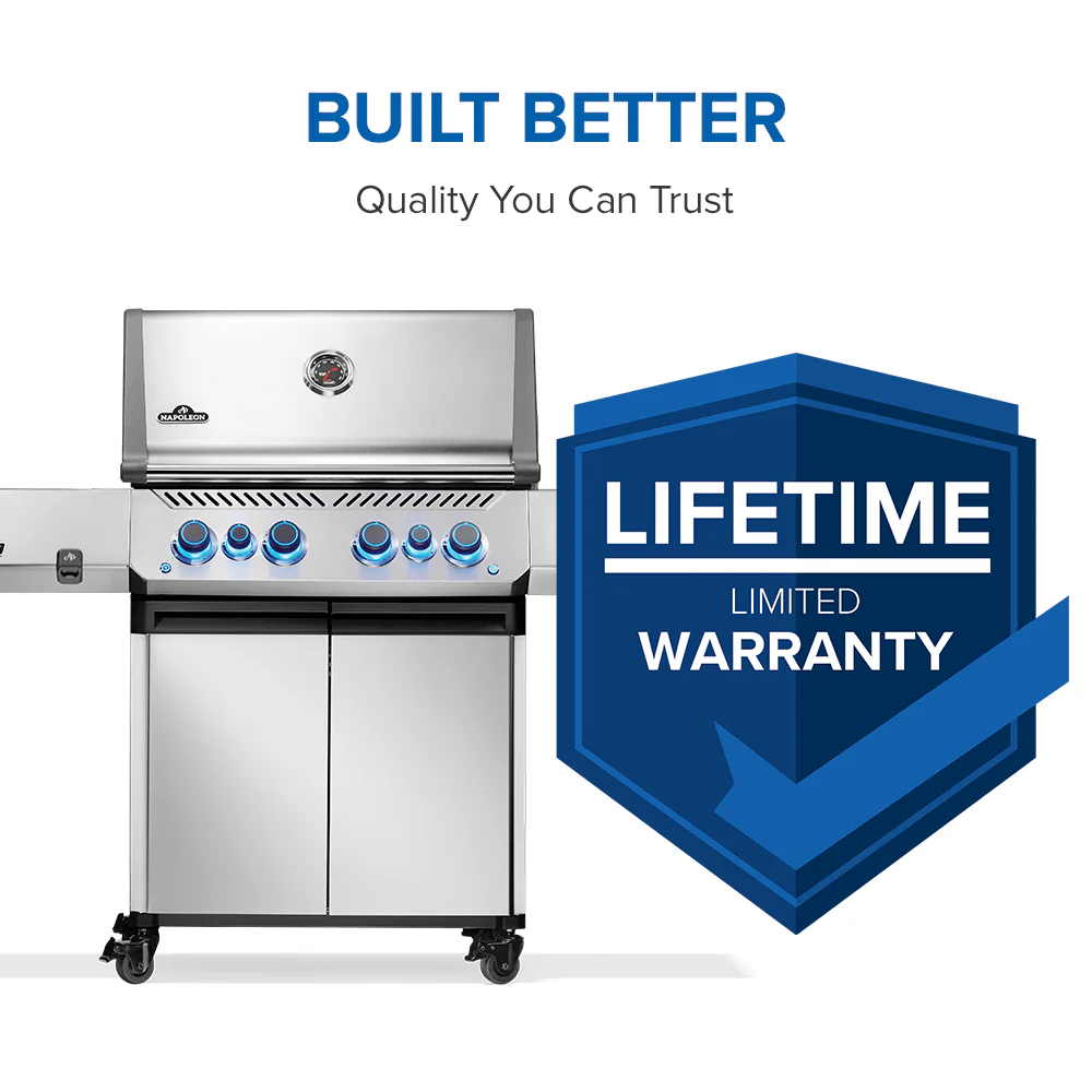 Napoleon Prestige 500 RSIB Gas Grill (Stainless Steel) - P500VRSIB - Image 18