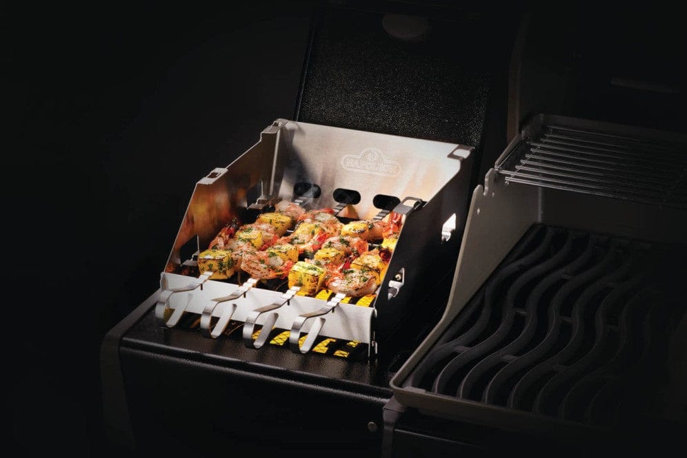 Napoleon Small SIZZLE ZONE Burner Windshield and Skewer Rack - 71302 - Image 8