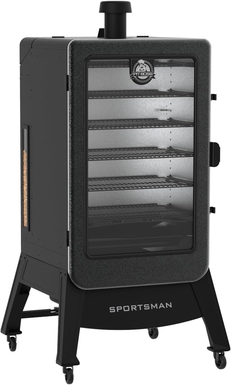 Pit Boss Sportsman Gray 7-Series Wood Pellet Vertical Smoker - Image 3