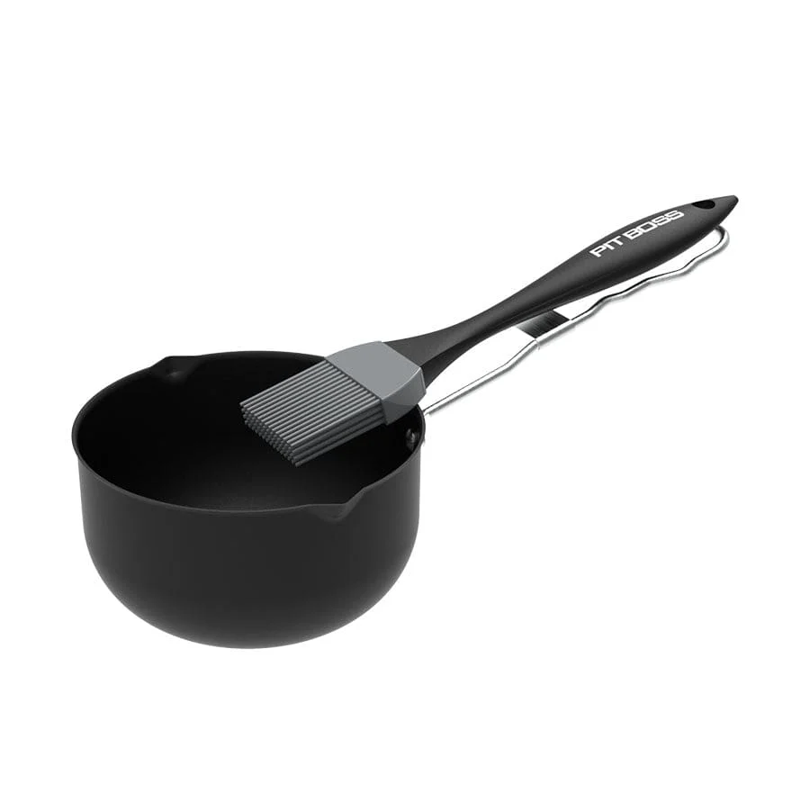 Pit Boss Non-Stick Sauce Pot & Basting Brush Set - 67267
