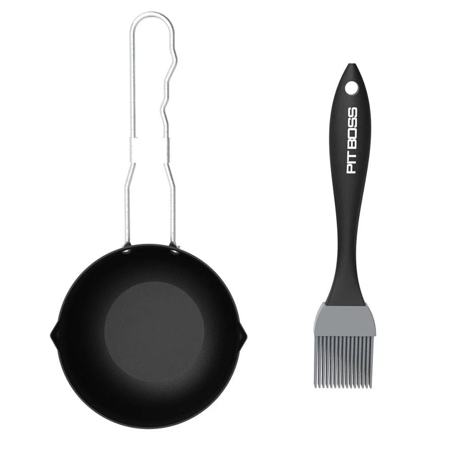 Pit Boss Non-Stick Sauce Pot & Basting Brush Set - 67267 - Image 2