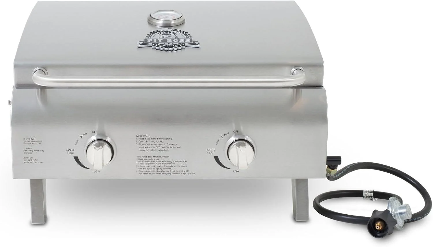 Pit Boss Stainless Steel 2-Burner Gas Grill