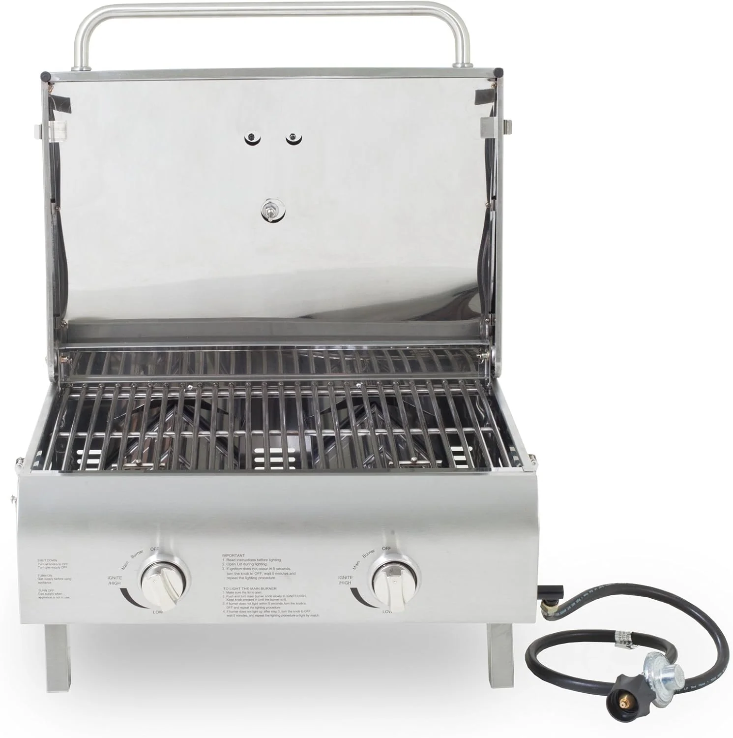 Pit Boss Stainless Steel 2-Burner Gas Grill - Image 5