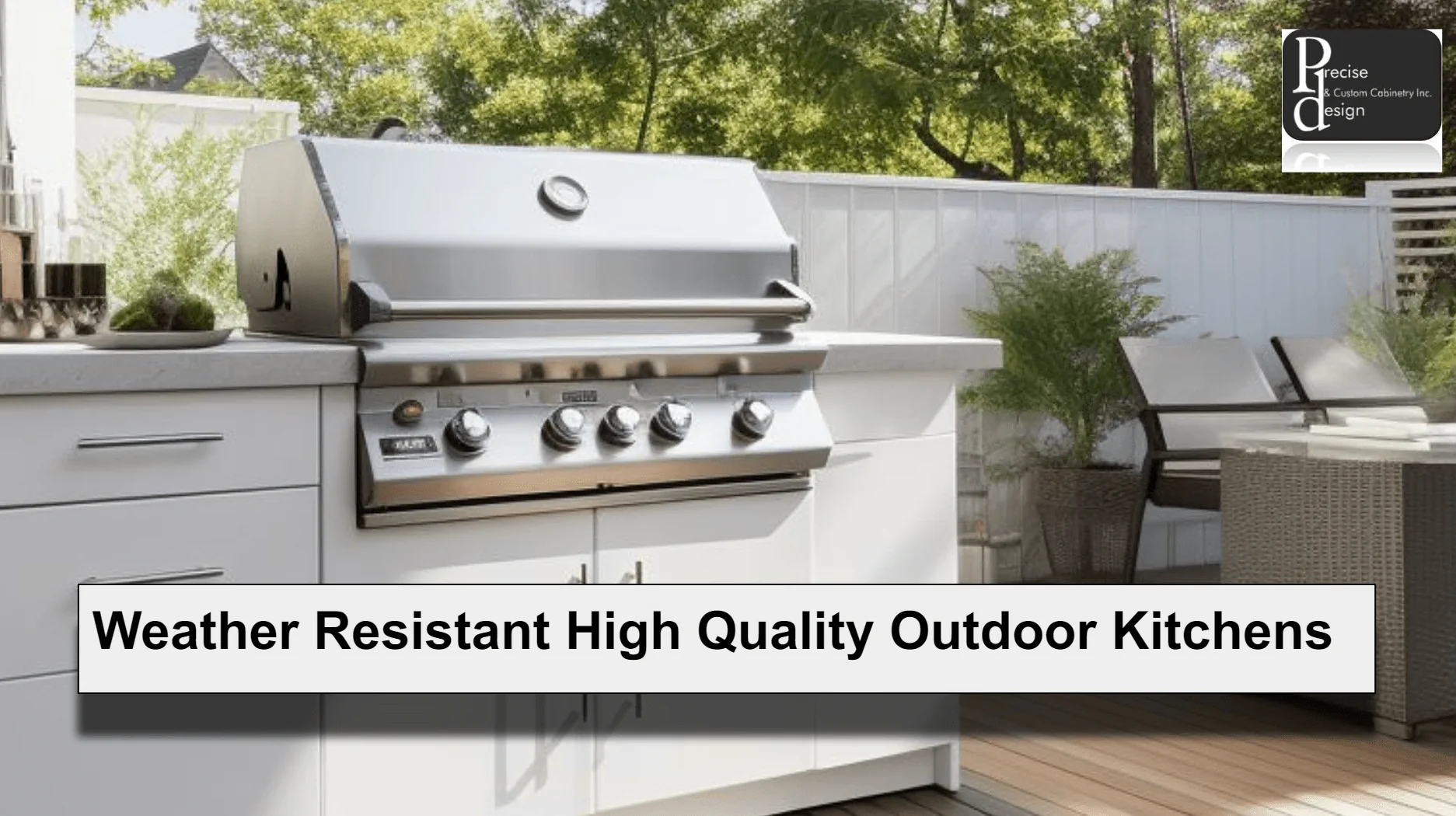 Precise Design Cabinetry - 2 Door Cabinet for Under The BBQ (27") - Image 3