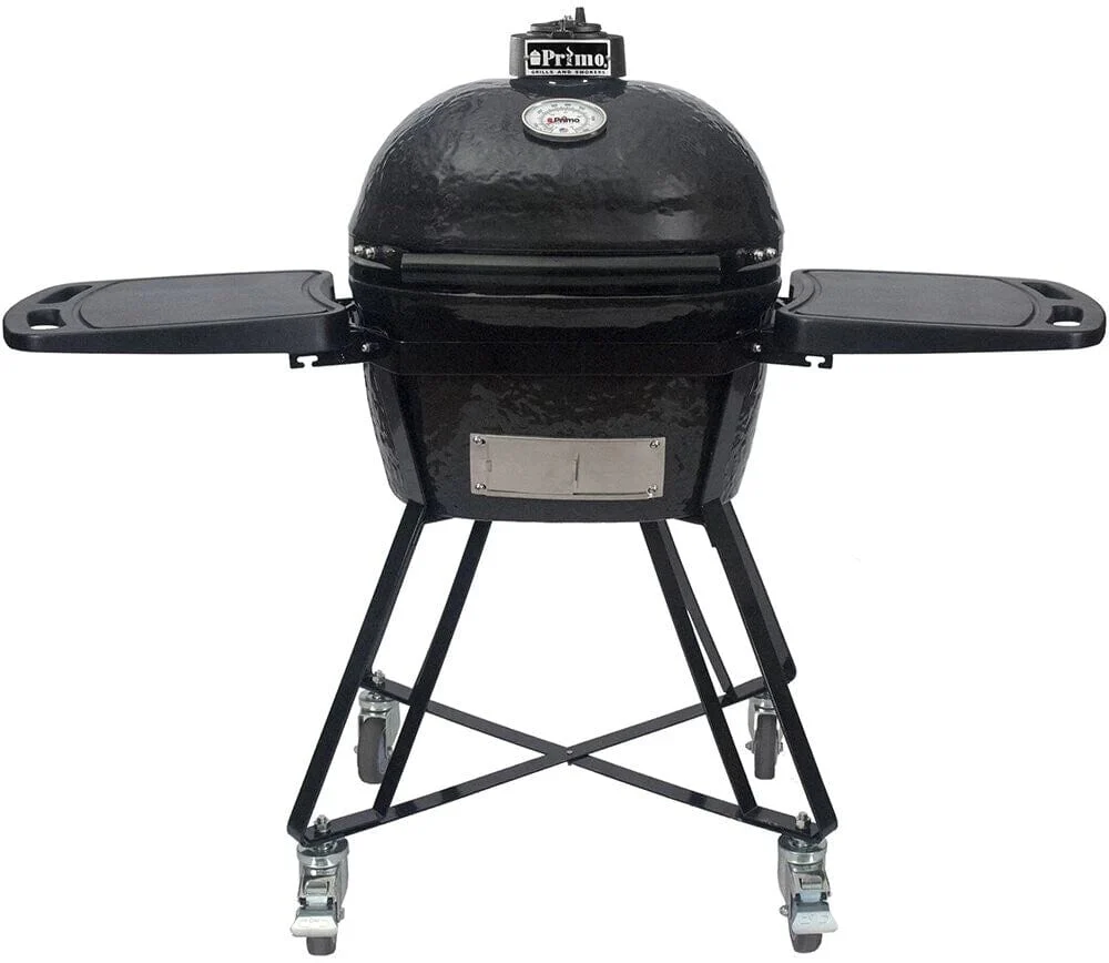 Primo 21" Oval Junior All-In-One Ceramic Kamado Egg Charcoal Grill