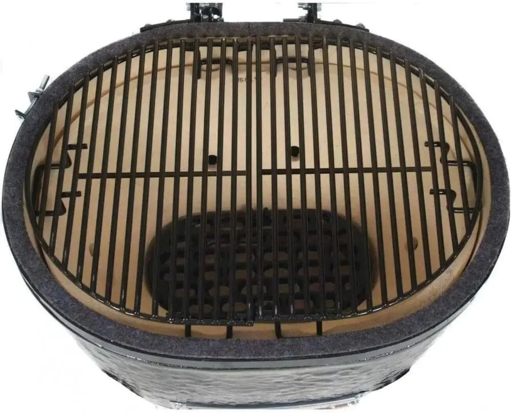 Primo 21" Oval Junior All-In-One Ceramic Kamado Egg Charcoal Grill - Image 2