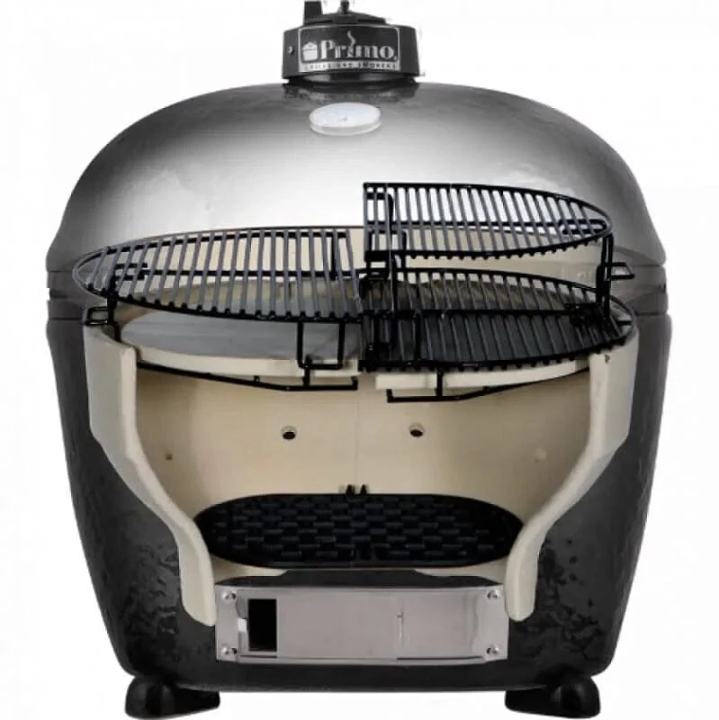 Primo 21" Oval Junior All-In-One Ceramic Kamado Egg Charcoal Grill - Image 7