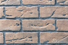 Regency Rustic Brown Standard Brick Panels (Excalibur P90E) - 790-901