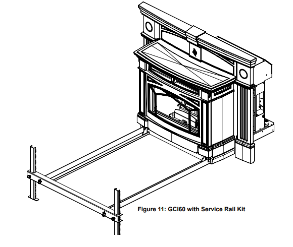 Regency Service Rail Kit - GCI60-900