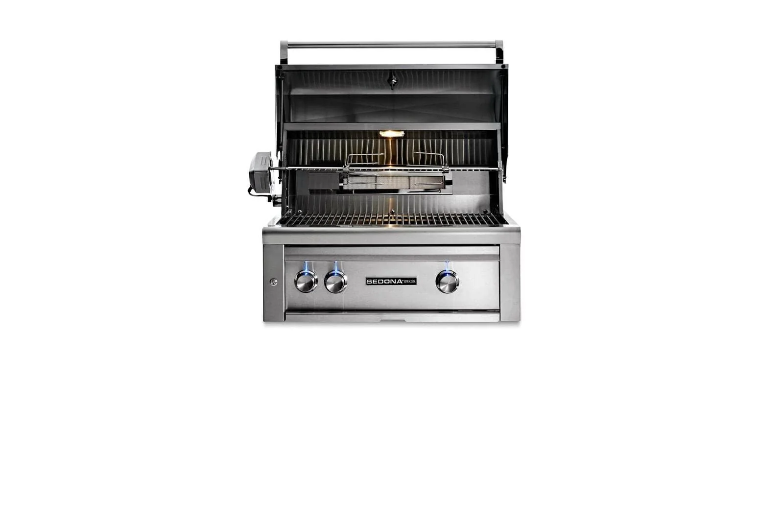 Sedona 30" Built-in Grill w/ Rotisserie, 1 ProSear Infrared & 1 Stainless Steel Burner (L501PSR) - Image 6