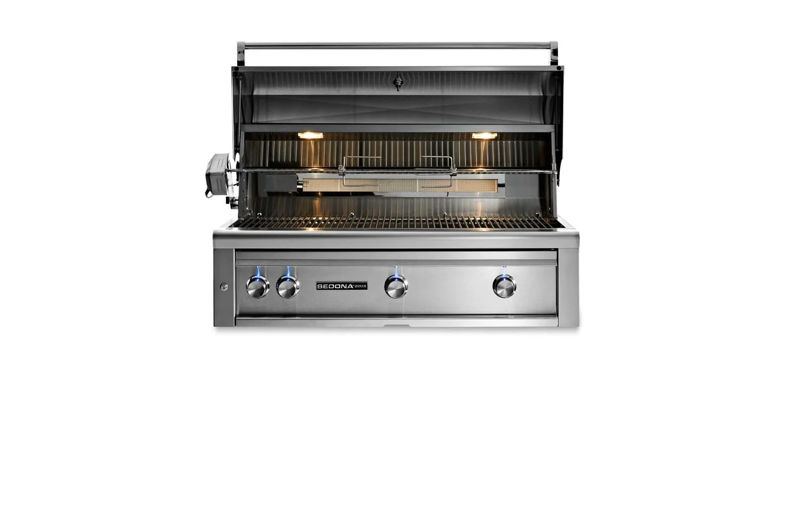 Sedona 42" Built-in Grill w/ Rotisserie, 1 ProSear Infrared & 2 Stainless Steel Burners (L701PSR) - Image 6