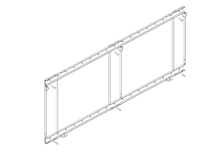 Simplifire Wall Mount Kit (Allusion Platinum 50") - BRACKET-ALL48