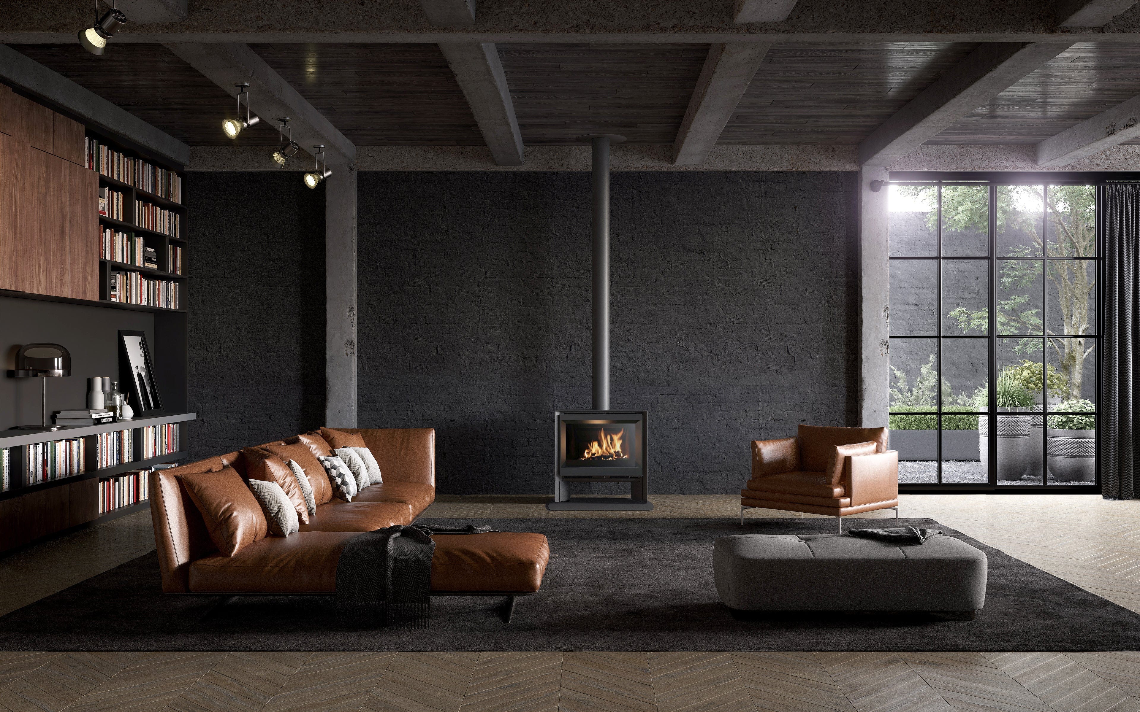 Stûv S6H Wood Burning Stove (76/60) - Image 4