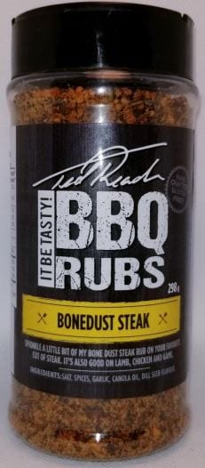 Ted Reader BBQ Rub - Bonedust Steak (298G) - Image 3