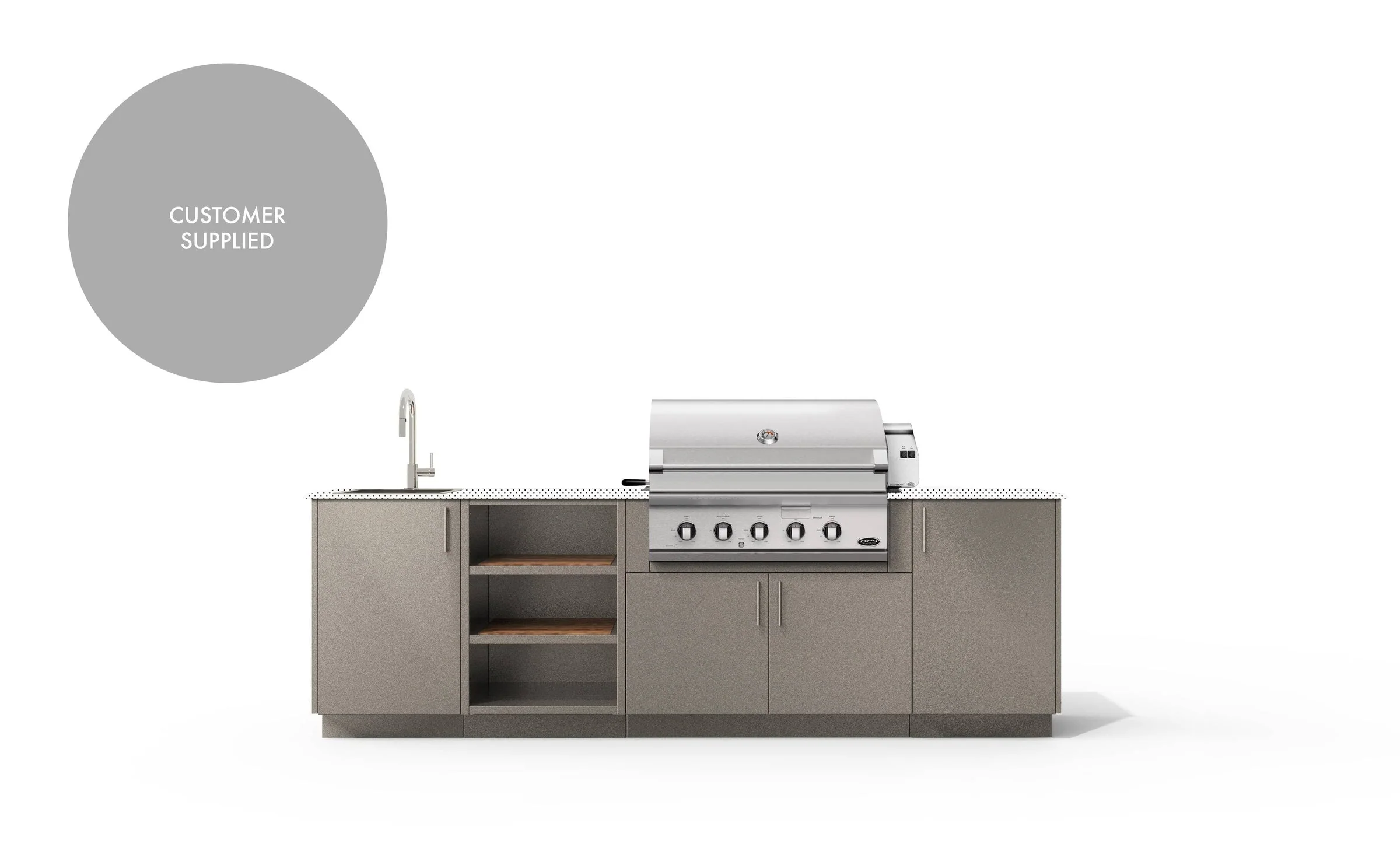 Urban Bonfire Meadow 36 Outdoor Kitchen - Image 9