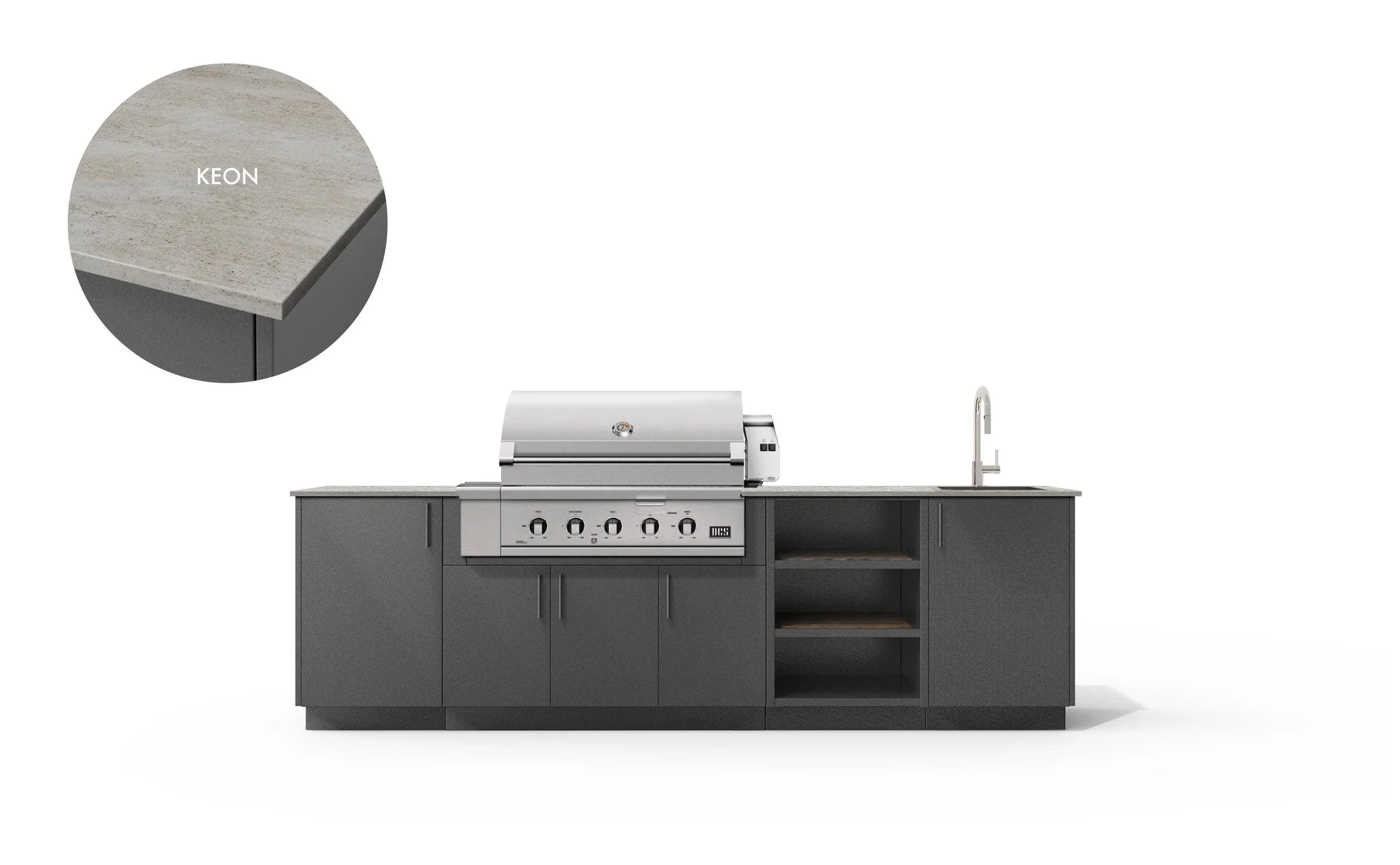 Urban Bonfire Mist 42 Outdoor Kitchen - Image 2