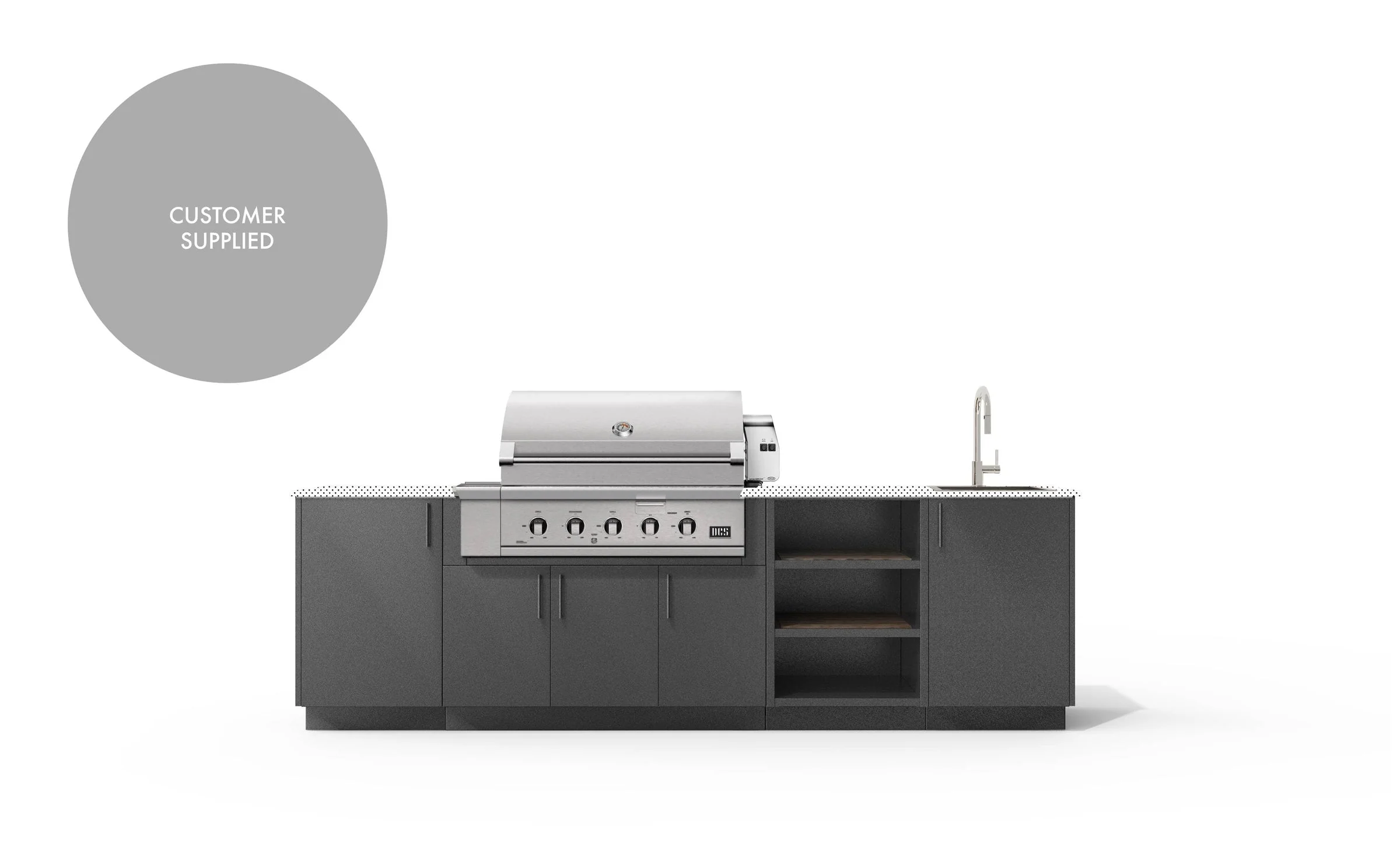 Urban Bonfire Mist 42 Outdoor Kitchen - Image 3