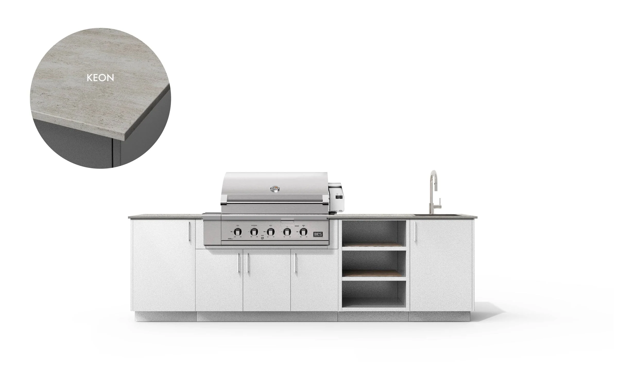 Urban Bonfire Mist 42 Outdoor Kitchen - Image 5